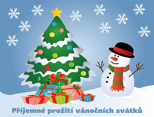 Vánoční přání, pohlednice