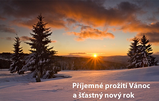 Vánoční přání, pohlednice
