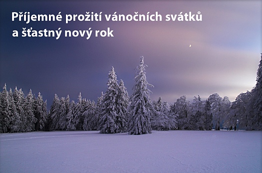 Vánoční přání, pohlednice
