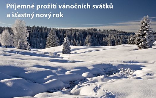 Vánoční přání, pohlednice