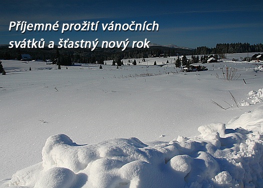 Vánoční přání, pohlednice